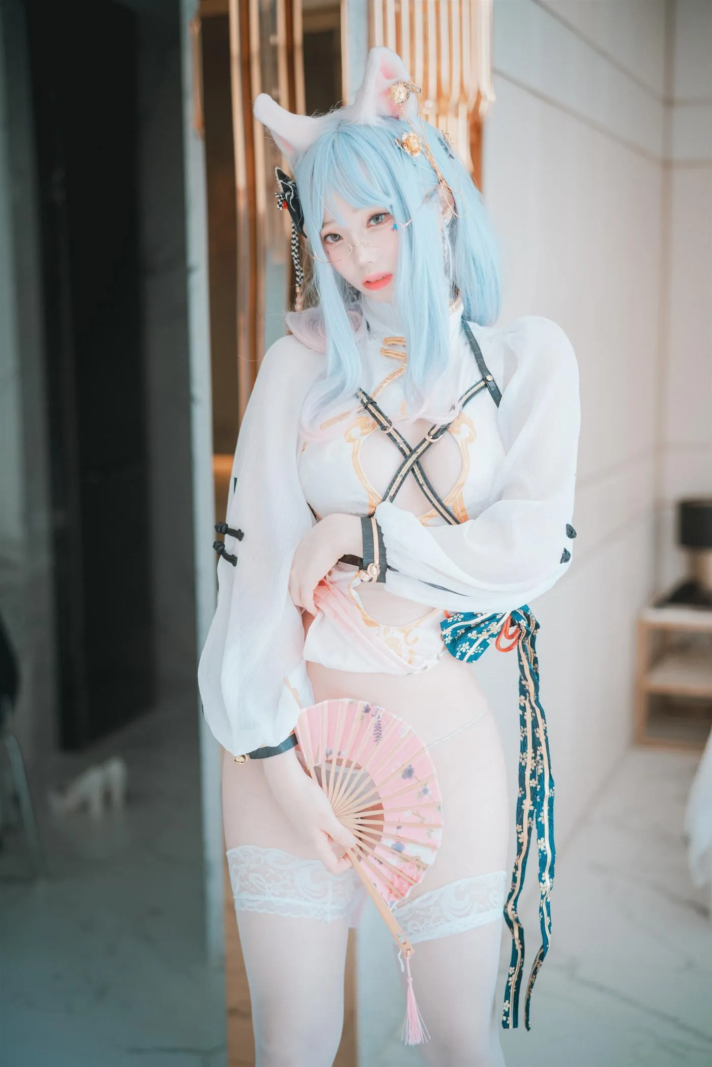 Bambi밤비 – NO.86 [DJAWA] Le Chat Porte un Qípáo [87P]插图3